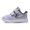 Nike Star Runner 2 Velcro Non-Slip Durable Low-Top Casual Running Shoes Baby Sneaker Light-Purple Silver AT1803-502