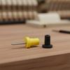 Piano Pedal Bushing Support Rod Head Replacement Quiet Anti Friction White Tip