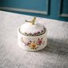 Retro Ceramic Bird Jewelry Box - Necklace & Ring Storage, European Home Decor