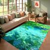 3D Stream Valley Water Carpet Mat Rug Home Decoration Living Room Bedroom Floor Decor Nature Forest Creek Scene Non Slip Rugs