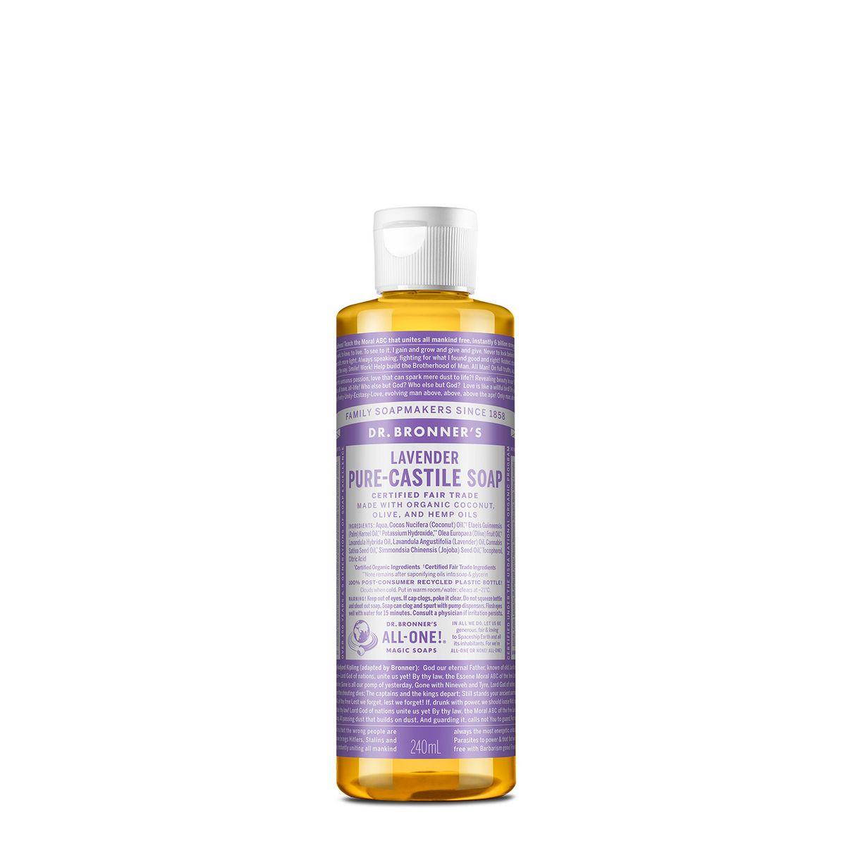 [Face & Body Cleanser] Lavender Pure Castile Soap 240ml Lavender 240ml