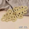 Handmade Chinese Knot Buttons Golden Cheongsam Buttons Traditional Gold Lace Trim Clasps  DIY Craft