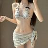 Elegant Sweetheart Fragrance Bikini - Chic Vacation Swimwear for Women