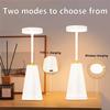 Touch Sensor LED Table Lamp Rechargeable Cordless Desk Lamp With Wireless Charger 3 Color Adjustable Bar Bedside Night Light