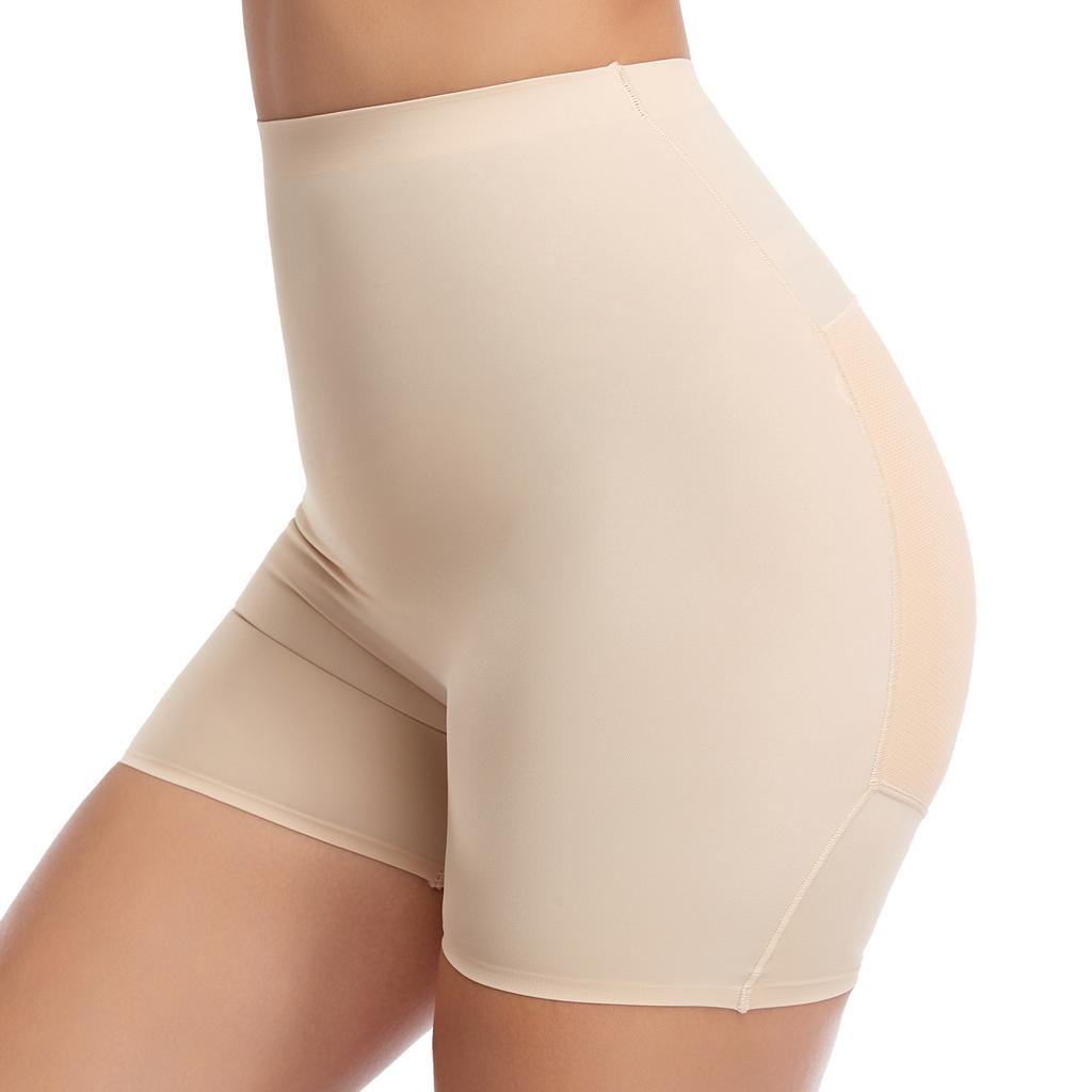 Calcinha Levanta Bumbum para Mulheres Bumbum Falso Acolchoado Roupa Íntima Shorts Modeladores de Quadril Sem Costura Calcinha Levanta Bumbum Cintura Alta Controle de Barriga Shapewear