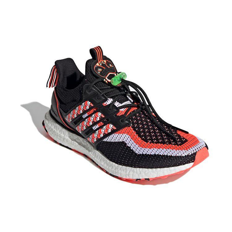 Adidas UltraBoost DNA Lion Dance - Solar Red Unisex Sneakers Black Core-Black Solar-Green GV9813