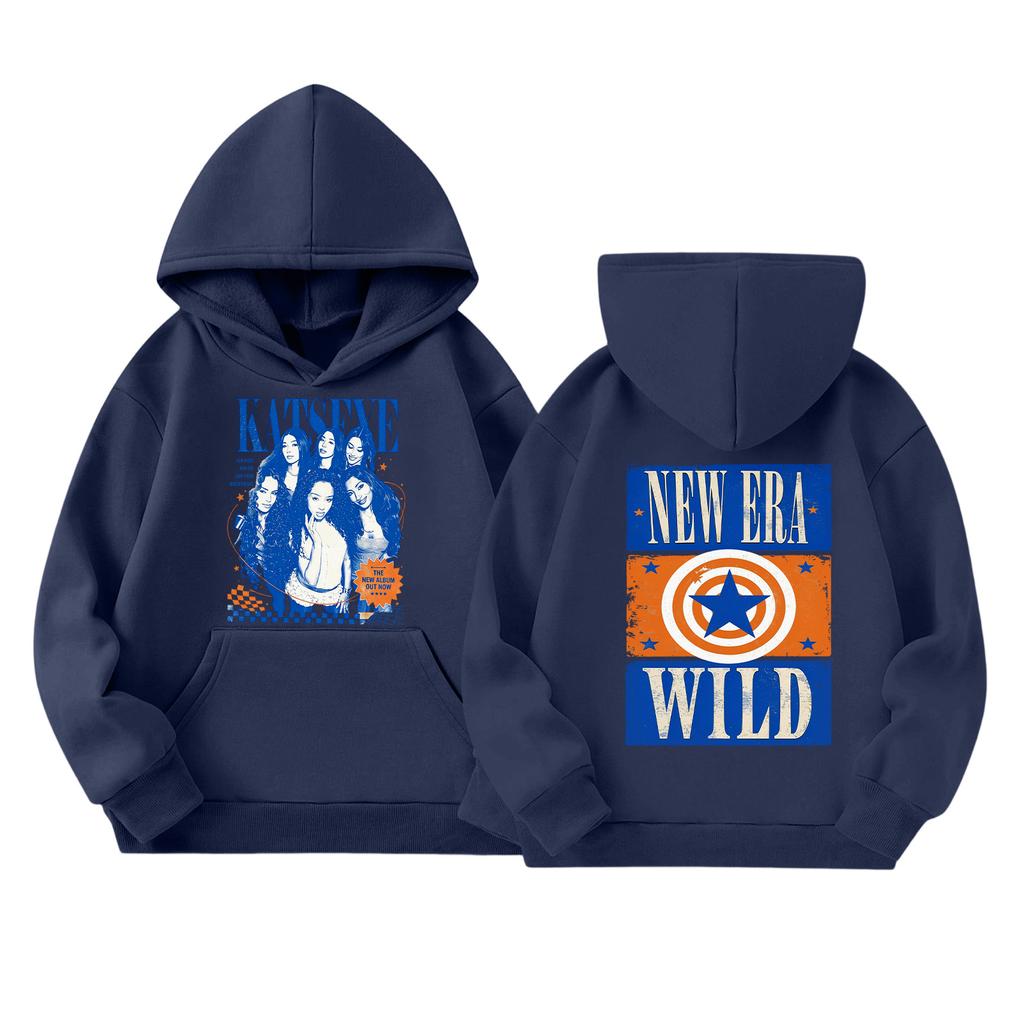 Kids Long Sleeve Loose Fit Pullover Hoodie with Letter Print and Pockets