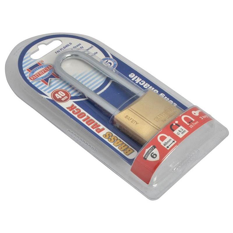 Faithfull Brass Padlock