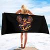 Phoenix Printing Series Seaside Vacation Beach Towel Swimming Bath Towel Sports Towel