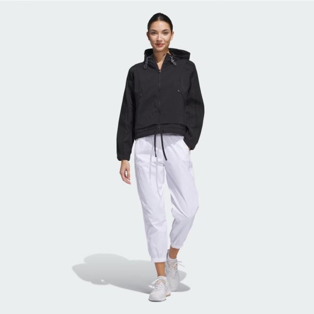 AdidaS Golf 25SS Women S Beyond Full Zip Hoodie Im7890 Black