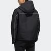 adidas Jackets Men's Black Hooded Moderate Mock Two Piece FJ0181