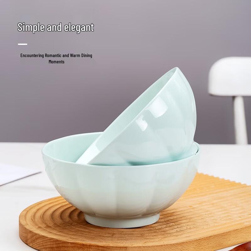Jingdezhen Nordic Underglaze Ceramic Pumpkin Noodle Bowl