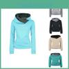 Versatile Women's Autumn Winter Hooded Pullover Ideal For Everyday Wear