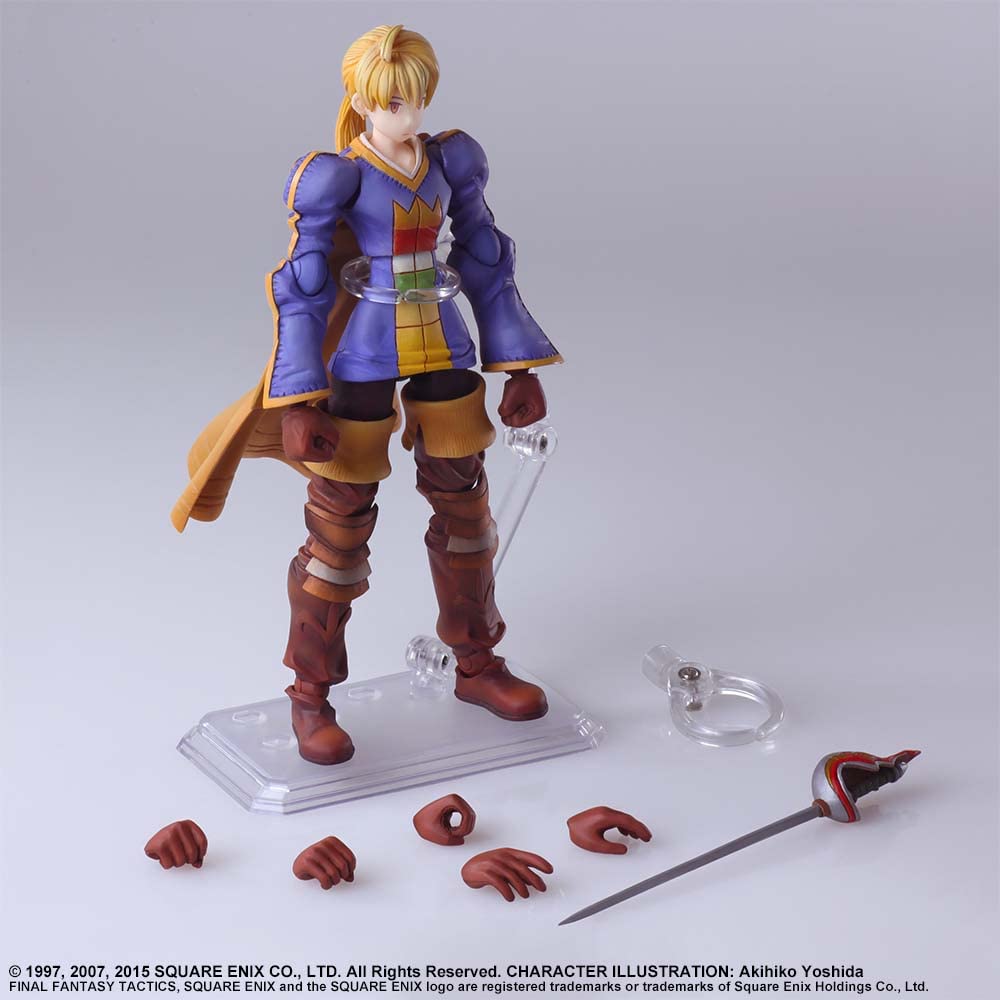Final Fantasy Tactics Bring Arts Ramza Beoulve PVC painted movable figure