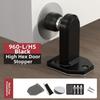Bathroom Stopper Magnetic Door Stop Black No Drill Magnetic Doorstop Door Stop Rot Resistant Concealed Screw Holes