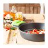 Casserole Basse - BRA - Prior - 24 cm - Couvercle en Verre - Poignées en Silicone