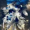 Yunhui Christmas Stair and Door Hanging Wreath - Festive Mantle and Staircase Decoration with Simulated Flowers