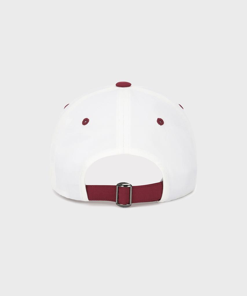 SERGIO TACCHINI U Lettering Woven Ball Cap (Burgundy)