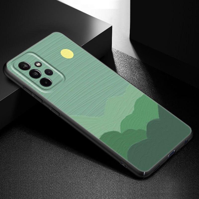 Bunte Ölgemälde Handyhülle für Samsung Galaxy A21 A30 A50 A52 S A13 A22 A32 A33 A53 A73 5G A11 A12 A31 A51 A70 A71 A72