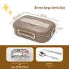 Microwave Safe 304 Stainless Steel Bento Box with Sealed Compartments for Freshness