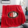 1PC Feyenoord Patterned Flannel Blanket Suitable For All Seasons for Home Decor Warmth and Comfort Gifts Holiday Present