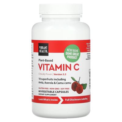 Plant-Based Vitamin C, Veggie Capsules 60