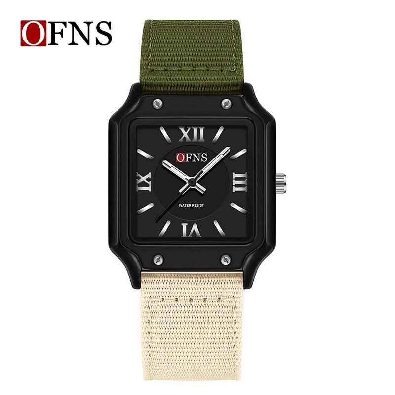 OFNS Quartz Student Watch: Waterproof, Luminous Alloy for Exams