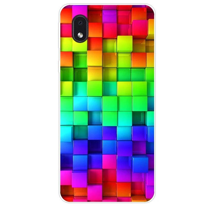 For Samsung Galaxy M01 A01 Case For Samsung Galaxy M01 Core Soft Case Cover M 01 A01 Core Fashion Protect Black Silicone Cover