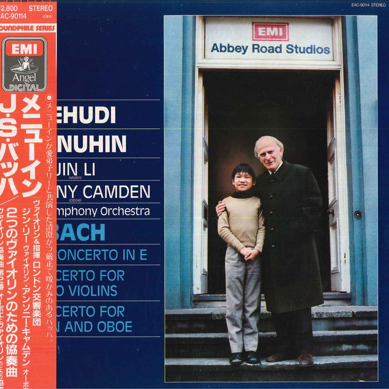 

LP Record YEHUDI MENUHINVIOLINCOND.JIN LI J.s.bachConcerto For Two Violins I EAC90114 TOSHIBAEMI Japan Obi Classical Used