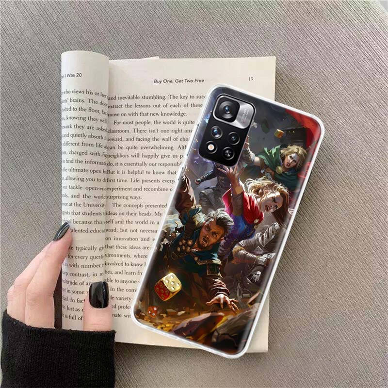 

Game D-Dungeons D-Dragons D-DND Phone Case For Redmi Note 13 12 Pro Plus 14 15 Pro 5G 11 11T 11E 11S 10 Pro 10S 9 9S Cover Cell Redmi Note 11T(11)5G