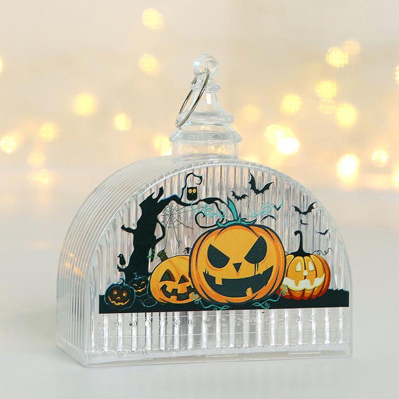 Halloween Jack-o'-Lantern Barn Bär Halloween Dekorationer Lysande Rekvisita Fest Hängande Ornament