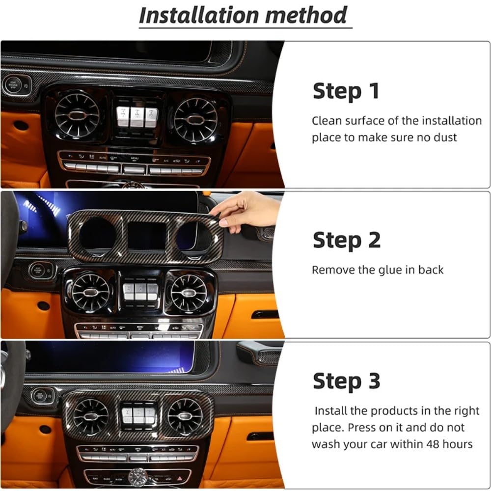 Anwendbar für Benz G-Klasse W464 2019-2022 ABS Kohlefaser