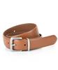 THE-ABON Oka Real Leather Square Belt Camel