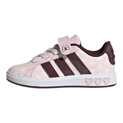 Disney X Grand Court K Minnie Mouse Kids Sneakers Pink Clear-Pink Aurora-Ruby JR8133