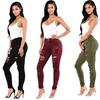 Women's High Waist Skinny Ripped Jeans High Stretch Butt Lifting Pencil Pants Distressed Frayed Denim Trousers Trendy Streetwear Long Jeans