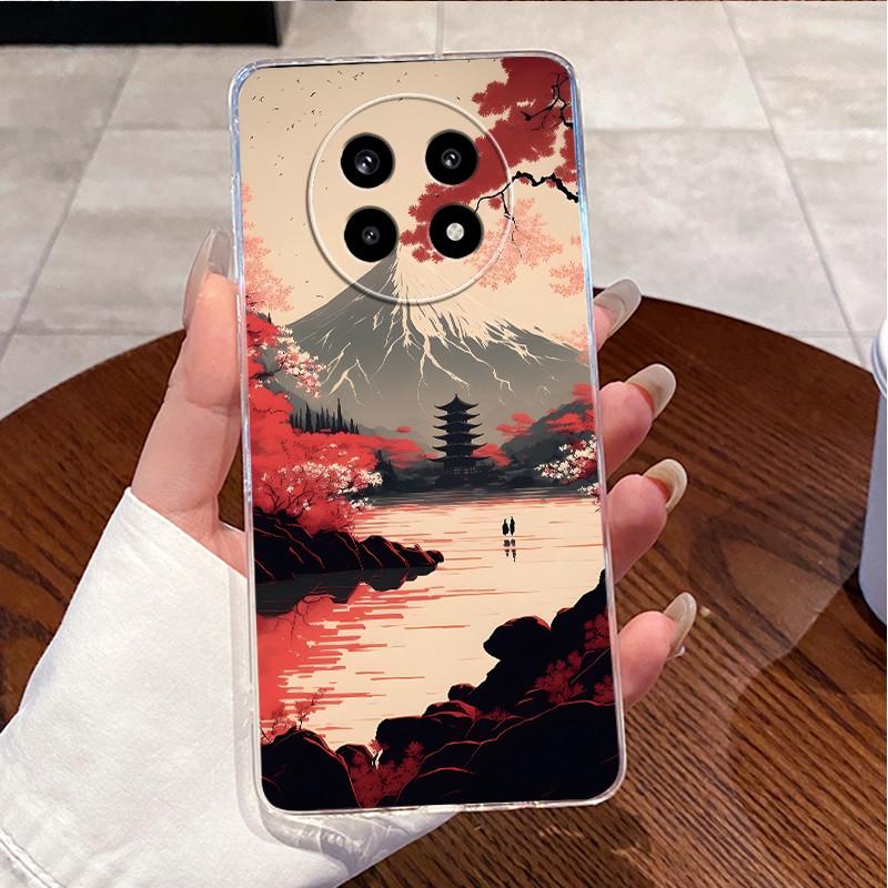 Luxury Cute Love Rabbit Clear Case For Oppo Realme 13 Plus 5g Soft Silicone Transparent Bumper Back Cover Realme13+ 13Plus Funda