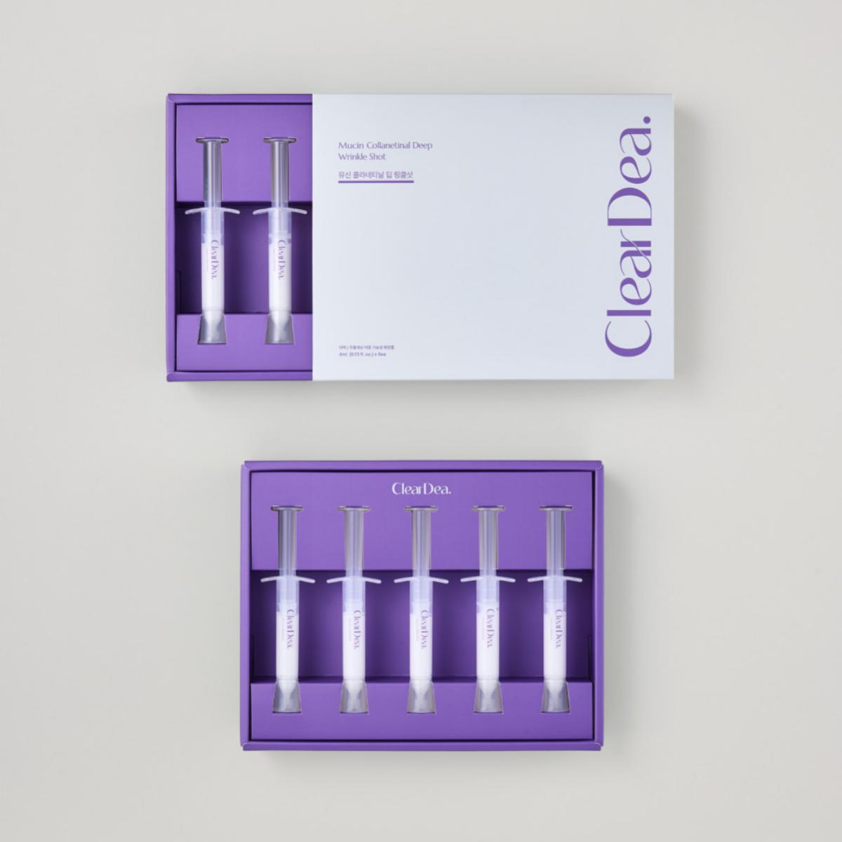 

[ClearDea] Mucin Collanetinal Deep Wrinkle Shot 4ml X 5ea