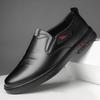Men's Cow Leather Shoes Genuine Leather Handmade Business Shoes Round Toe Casual Loafers Comfortable Man Footwear  Homme