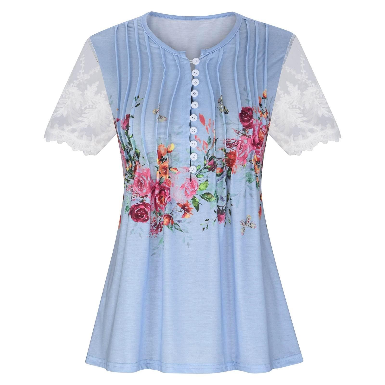 

Женская кружевная футболка с v-образным вырезом и коротким рукавом, модный пуловер в рубчик L синий