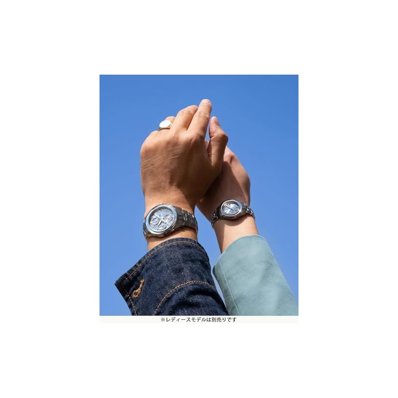 Casio Oceanus Watch (OCW-S7000E-2AJF) Made in Japan, Manta, Bluetooth, Radio-Controlled Solar Watch, Sapphire Crystal, Light Blue, Men's
