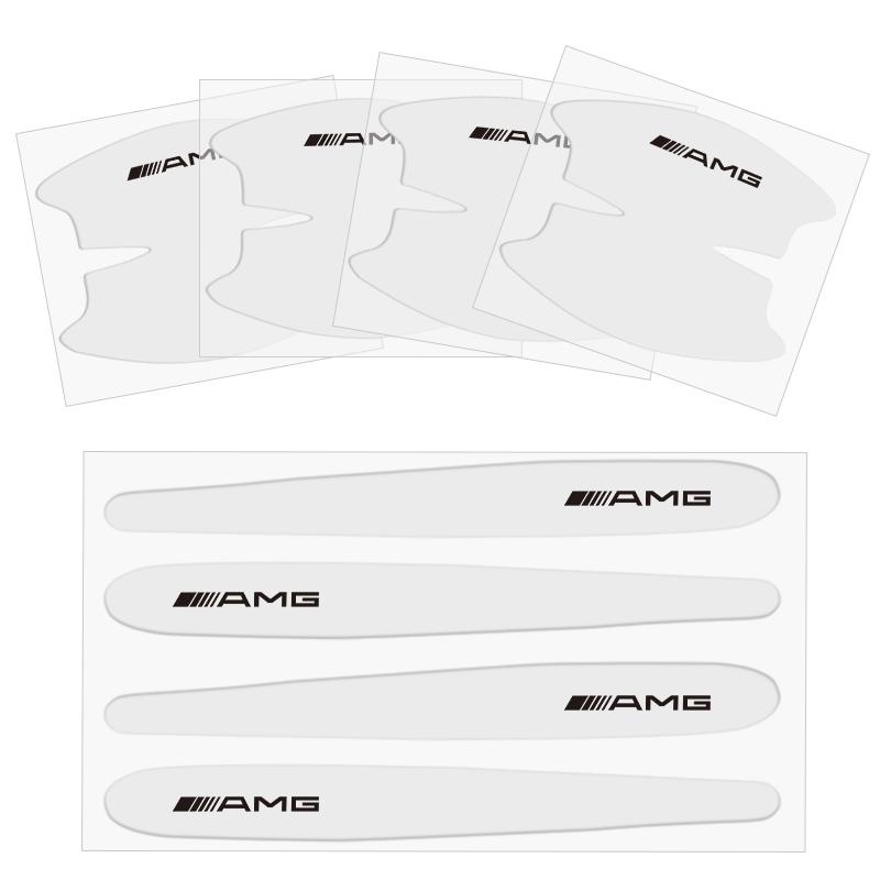 FVNH3 TPU Car Transparent Door Bowl Handle Protective Film Sticker For Mercedes Benz AMG Smart W205 C300 W203 W206 W108 W124 Brabus