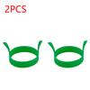 1-10Pcs Silicone Ring Fried Egg Mold Nonstick Pancake Ring Molds Heat Resistant Kitchen Omelette Tool Creative for Cooking DIY