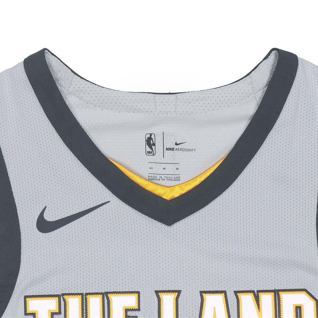 Nike NBA Authentic Jersey Vest City Edition - Cleveland Cavaliers LeBron James No. 23 Men Sports Jerseys Gray AH6048-007