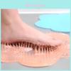 Dual Bristles Exfoliate And Cleanse Your Feet With The Shower Foot Wash Pad