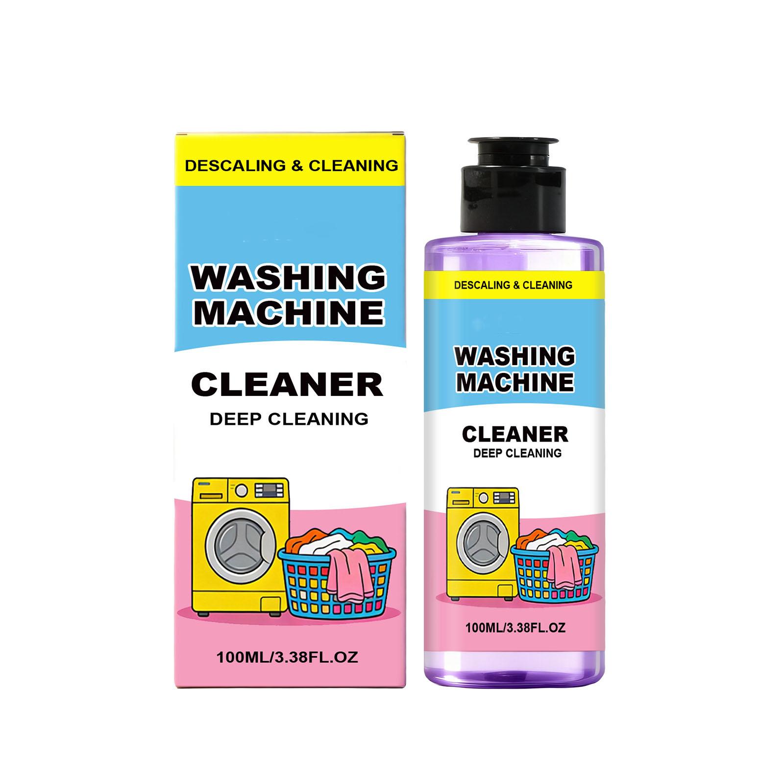 

Washing Machine Inner Cylinder Stain Removal Odor Elimination Scale Removal Cleaning Agent 100ML розовый