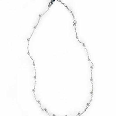SORRY TOO MUCH LOVE Chain Pearl Mix Necklace_Ivory