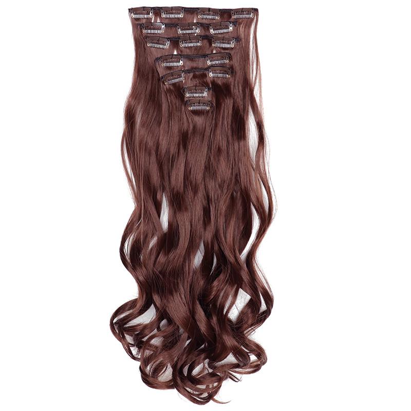 MERISIHAIR 6 Pieces/set of 24 Inch Wig Curly Hair 16 Hairpins, Wig Styling, Hairpin Synthetic Hairpin, Heat-resistant