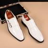 Slip  Dress Shoes Men Oxfords Fashi Business Office Men's Shoes Classic Luxury Leather Male Suits Shoes Italian Wedding Shoe