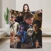 Newt X Thomas Flannel Blanket The Maze Runner  Movie Warm Soft Throw Blanket for Bedroom Picnic Fashion Bedspread Sofa Bed Cover