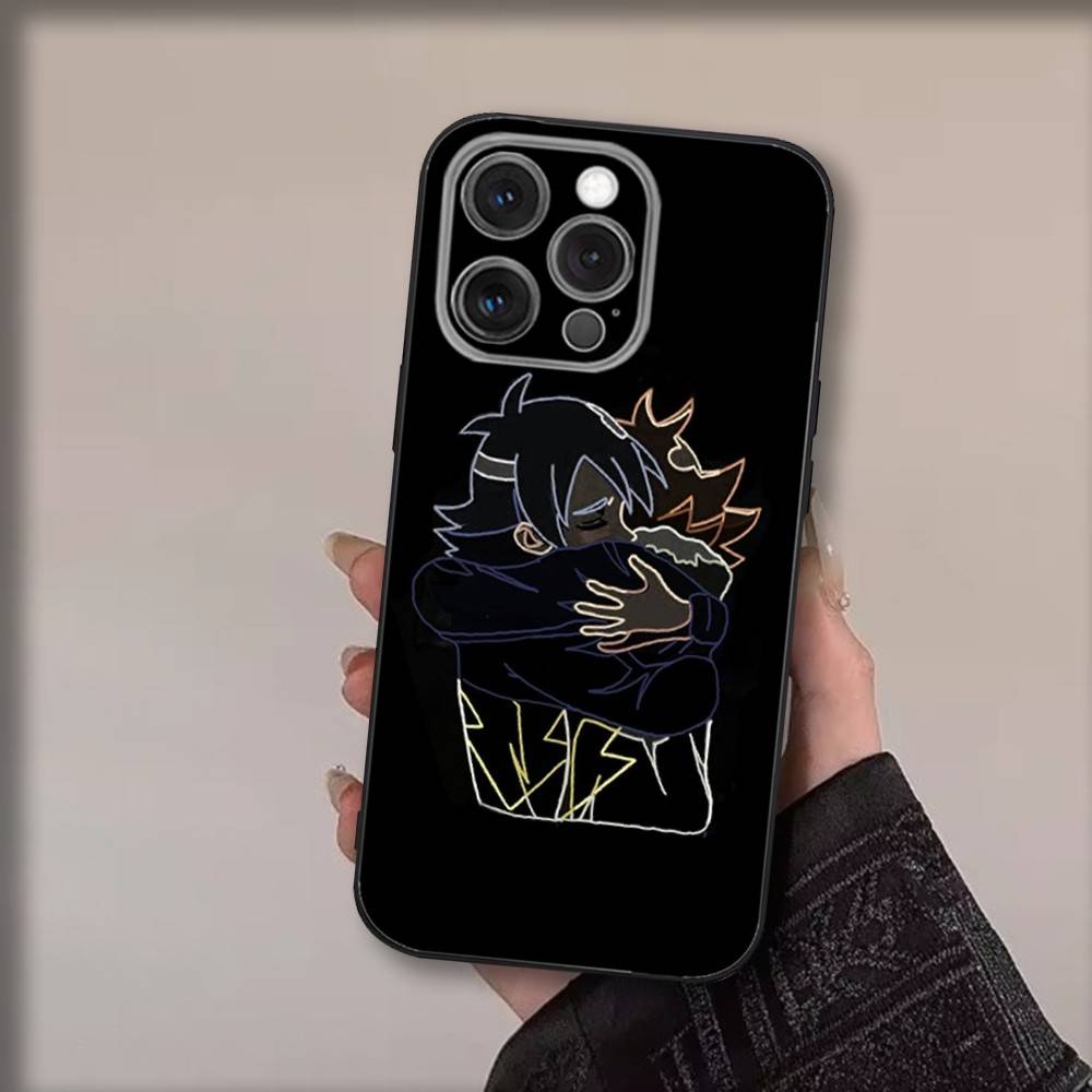 Anime I-InazumaS Elevens Phone Case For iPhone 17,16,15,14,13,12,11,Pro,Max,Plus,Air,X,XS,XR,SE,8,7,Mini,Soft Black Funda iPhone17PRO